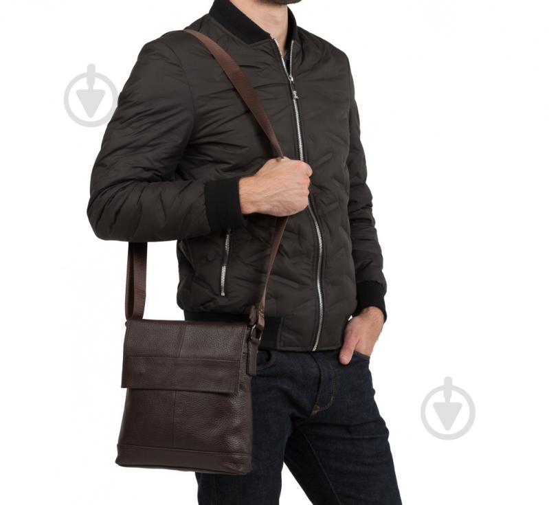 Сумка-мессенджер мужская Tiding Bag M38-8136C коричневый - фото 5