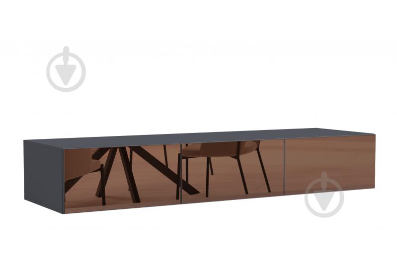 Полка Luxe Studio Noir 3-дв 300х1500х583 мм антрацит (МЛ000139312A) - фото 1 Полка Luxe Studio Noir 3-дв 300х1500х583 мм антрацит (МЛ000139312A) - фото 1