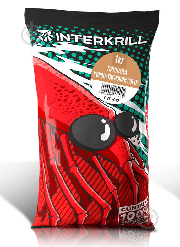 Прикормка INTERKRILL Короп- тигровий горіх 1000 г - фото 1