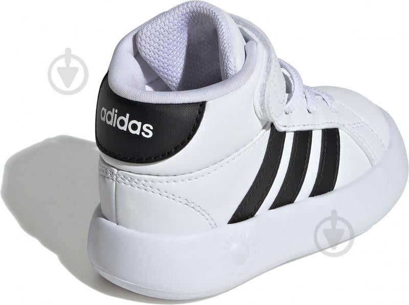 Кросівки дитячі демісезонні Adidas GRAND COURT MID I IE3866 р.21 білі - фото 4