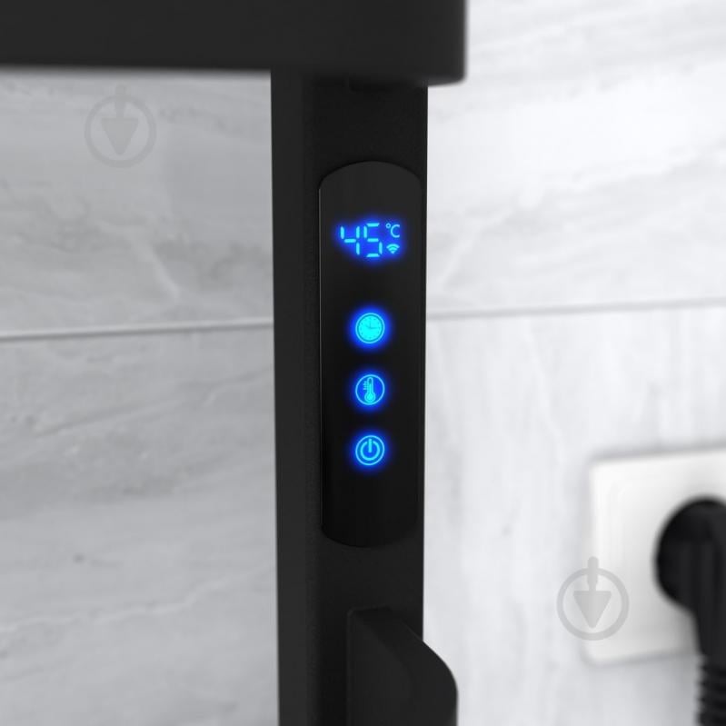 Рушникосушарка електрична Rhein Texas S10 500 х 800 E R PE/MAT RAL9005 250W Wi-Fi - фото 5
