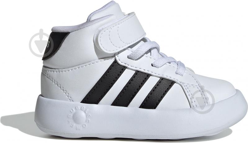 Кроссовки детские демисезонные Adidas GRAND COURT MID I IE3866 р.22 белые - фото 1