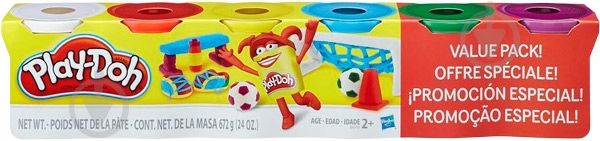 Набір пластиліну Play-Doh 6 банок B6755 - фото 1