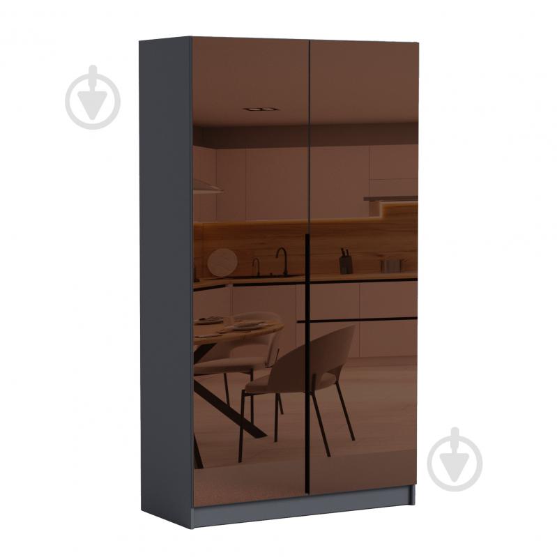 Шкаф Luxe Studio Noir 1000 2200х1000х583 мм антрацит (МЛ000139352A) - фото 1 Шкаф Luxe Studio Noir 1000 2200х1000х583 мм антрацит (МЛ000139352A) - фото 1