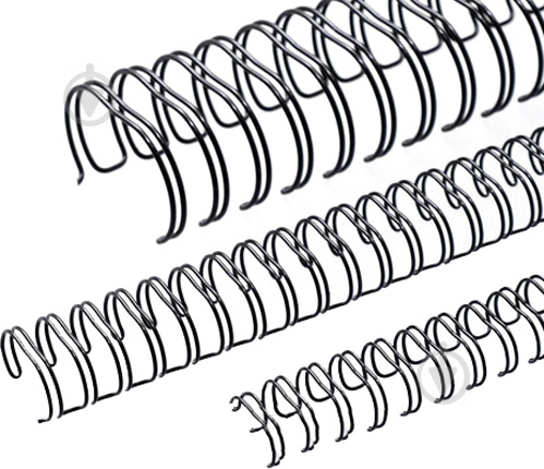 Пружина для брошурування DA 8 мм чорна 100 шт. 1220202080630 - фото 1