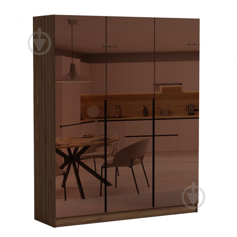 Шкаф Luxe Studio Noir 1500 2200х1500х583 мм дуб (МЛ000139357D) - фото 1 Шкаф Luxe Studio Noir 1500 2200х1500х583 мм дуб (МЛ000139357D) - фото 1