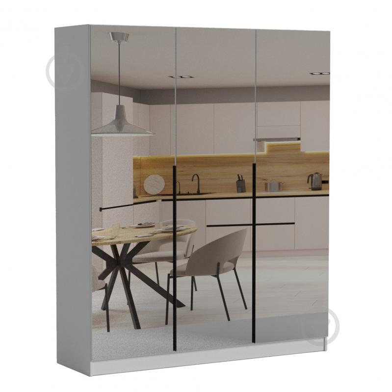 Шкаф Luxe Studio Noir 1500 2200х1500х583 мм белый (МЛ000139357W) - фото 1 Шкаф Luxe Studio Noir 1500 2200х1500х583 мм белый (МЛ000139357W) - фото 1