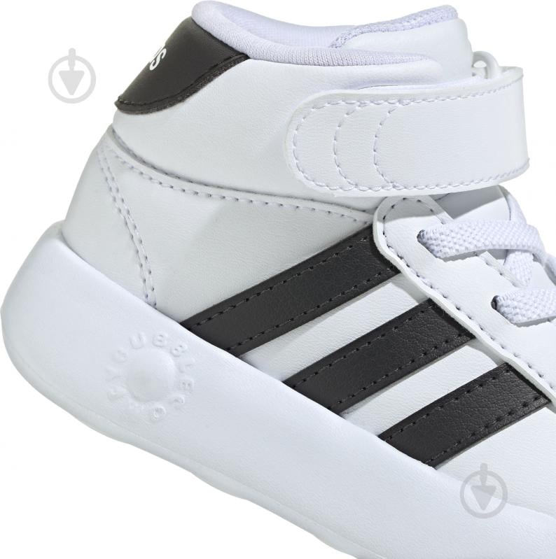 Кросівки дитячі демісезонні Adidas GRAND COURT MID I IE3866 р.24 білі - фото 5