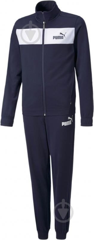 Спортивний костюм Puma Poly Suit cl B 58937106 р. 116 синій - фото 1