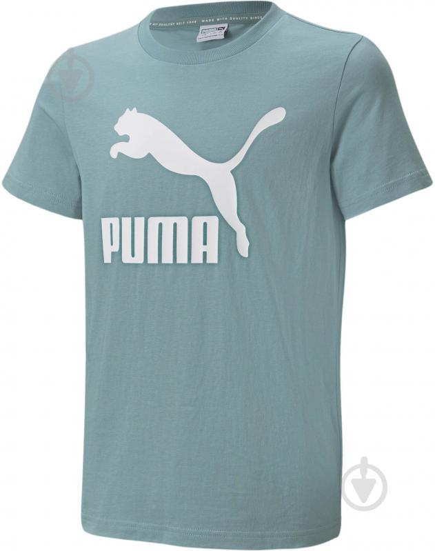 Футболка Puma Classics Tee 53011550 блакитний - фото 4
