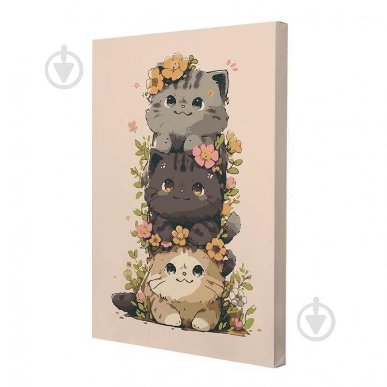 Набор для росписи по номерам Riviera Blanca Милые котики 28x40 см RB-1107 - фото 2 Набор для росписи по номерам Riviera Blanca Милые котики 28x40 см RB-1107 - фото 2