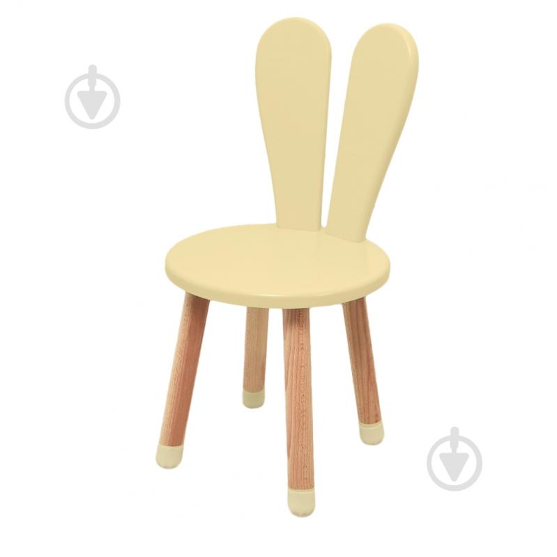 Стул детский ArinWOOD Зайка 04-2BEIGE-ROUND - фото 1 Стул детский ArinWOOD Зайка 04-2BEIGE-ROUND - фото 1