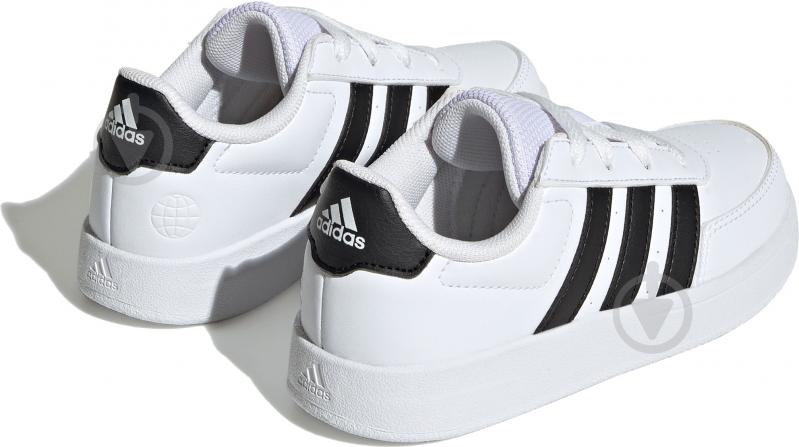 Кросівки дитячі демісезонні Adidas BREAKNET 2.0 K HP8956 р.35,5 білі - фото 4