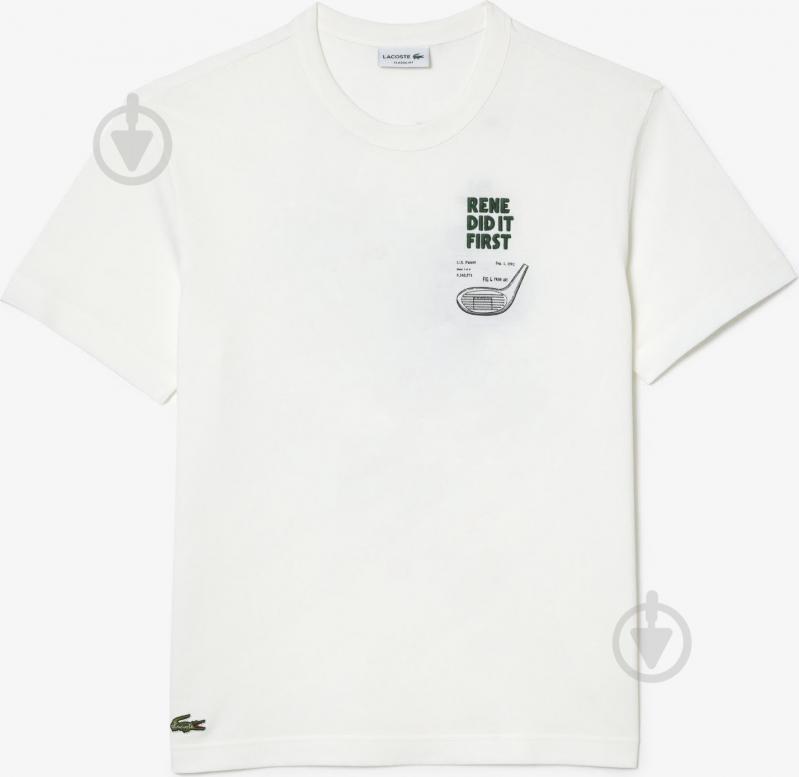 Футболка Lacoste TH0135-IMG р.р.S белый - фото 1