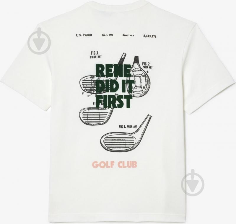 Футболка Lacoste TH0135-IMG р.р.S белый - фото 2