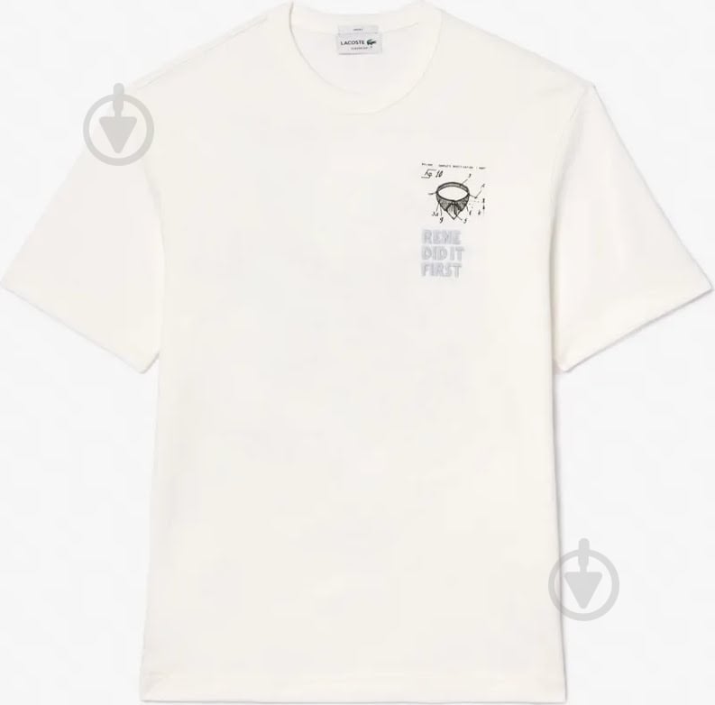 Футболка Lacoste TH0135-IMH р.р.S білий - фото 1