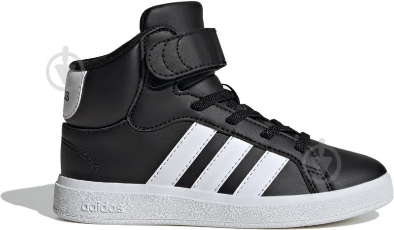 Кроссовки детские демисезонные Adidas GRAND COURT MID K IE3863 р.35,5 черные - фото 1