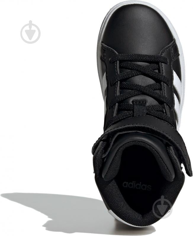 Кроссовки детские демисезонные Adidas GRAND COURT MID K IE3863 р.35,5 черные - фото 7