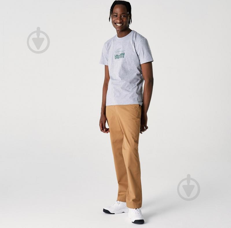 Футболка Lacoste TH1228-CCA р.р.2 серый - фото 3 Футболка Lacoste TH1228-CCA р.р.2 серый - фото 3