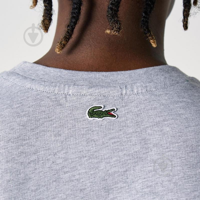 Футболка Lacoste TH1228-CCA р.р.2 серый - фото 5 Футболка Lacoste TH1228-CCA р.р.2 серый - фото 5