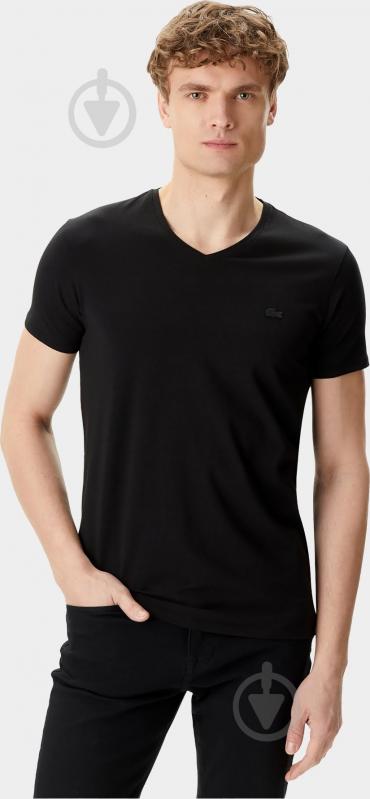 Футболка Lacoste TH0999-031 р.р.2 черный - фото 1