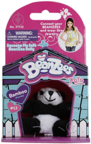 Мягкая игрушка BeanZees Панда 5 см разноцветный 31132 - фото 1