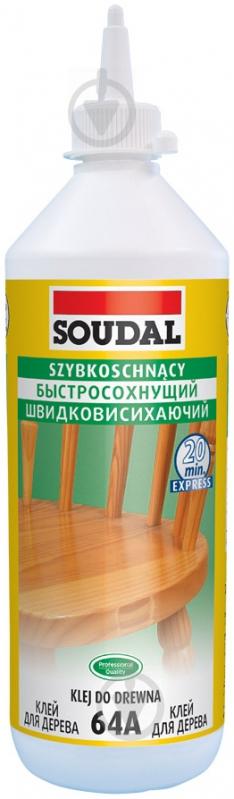 Клей для деревини SOUDAL 64A D2 250г - фото 1