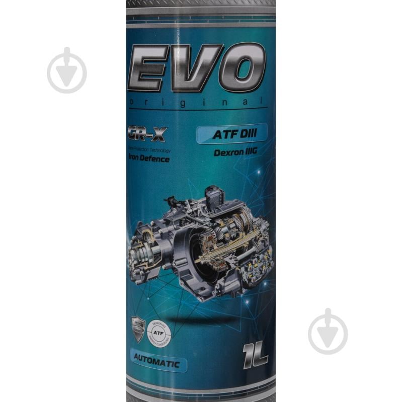 Масло трансмиссионное EVO GR-X ATF D III ATF 1 л (evogrxatfdiii1l) - фото 2