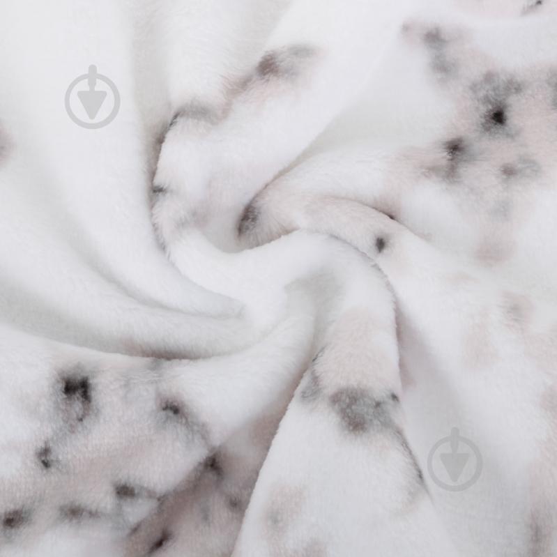 Плед Flannel Plush White Marble 200x220 см белый La Nuit - фото 3