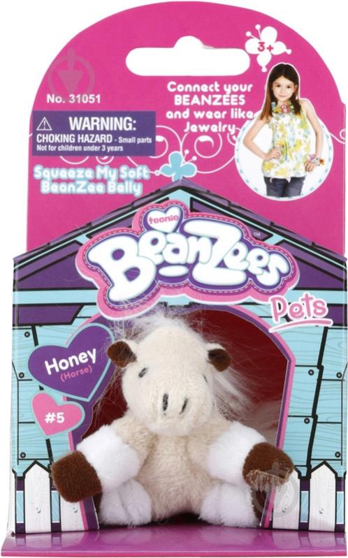 Мягкая игрушка BeanZees Лошадка 5 см разноцветный 31051 - фото 1