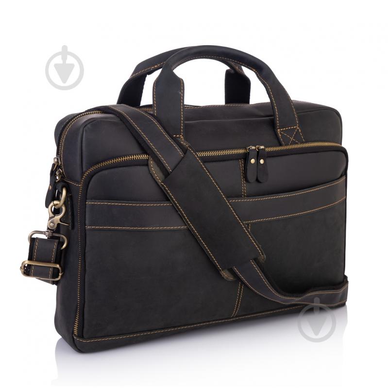 Сумка мужская для ноутбука Tiding Bag t0033A черный - фото 1 Сумка мужская для ноутбука Tiding Bag t0033A черный - фото 1