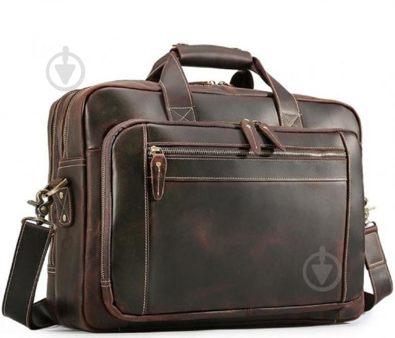 Сумка мужская для документов Tiding Bag 7367R коричневый - фото 1