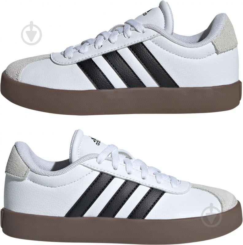 Кросівки дитячі демісезонні Adidas VL COURT 3.0 K ID9062 р.36 білі - фото 5