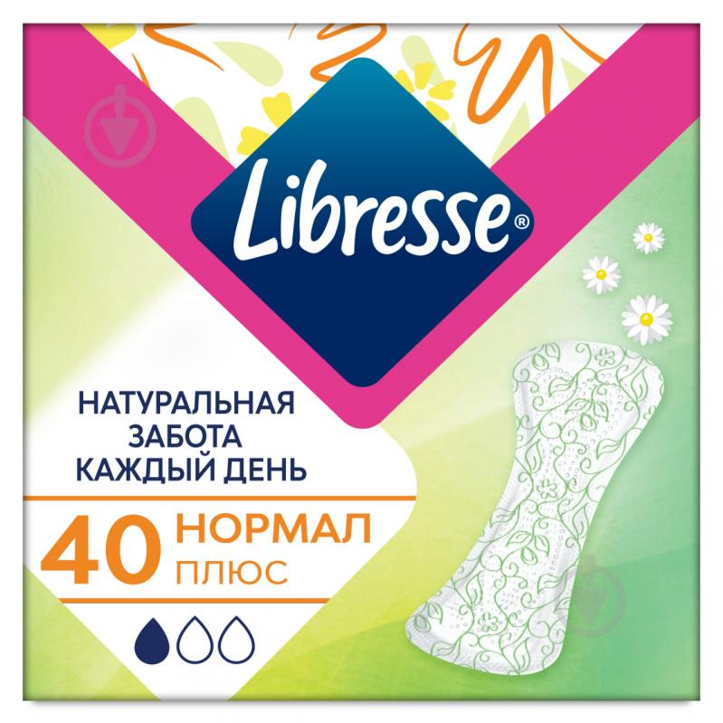 Прокладки щоденні Libresse Natural Care normal 40 шт. - фото 1