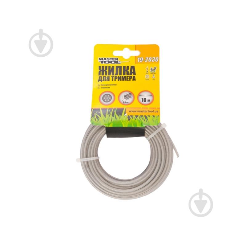 Жилка для триммера MasterTool 3,0 мм 10 м (19-2030) - фото 1