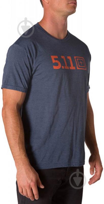 Футболка 5.11 Tactical Legacy Pop Tee р. XXL [749] Navy Heather - фото 4