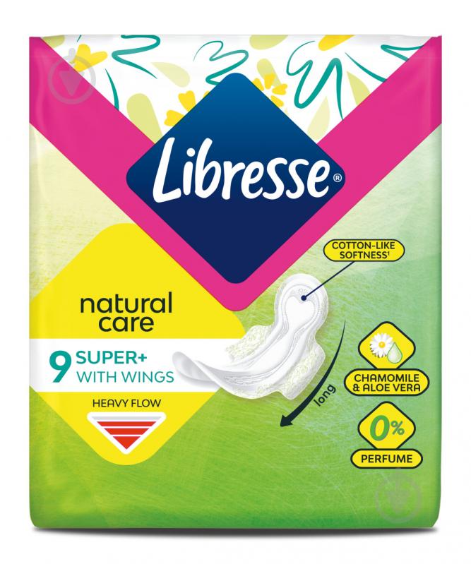 Прокладки гигиенические Libresse Natural Care Super super 9 шт. - фото 1