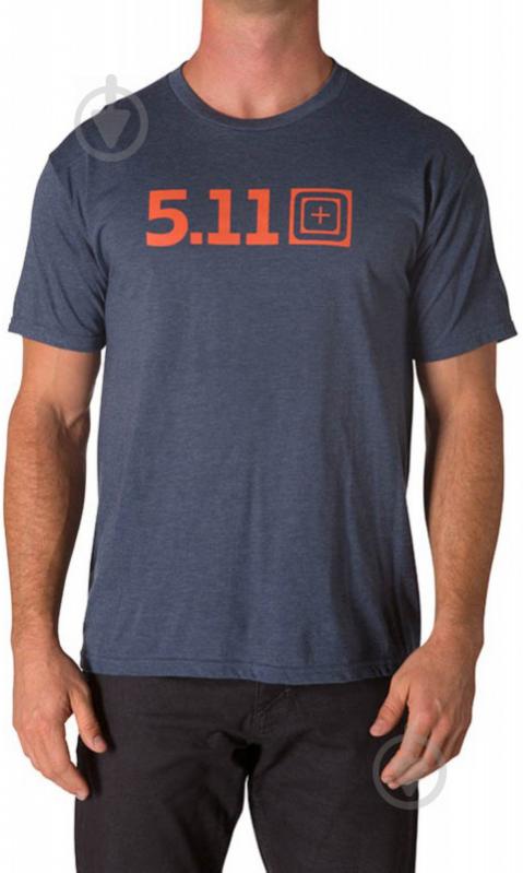 Футболка 5.11 Tactical Legacy Pop Tee р. L [749] Navy Heather - фото 3