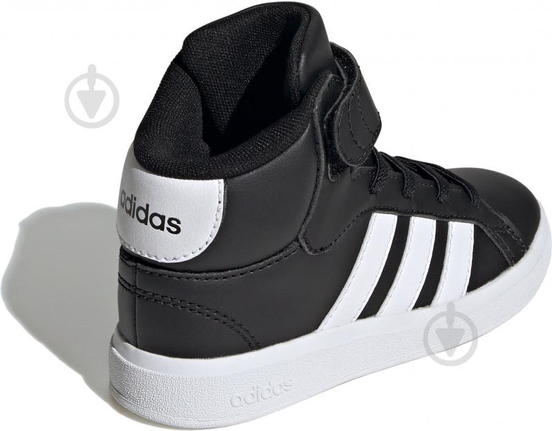 Кроссовки детские демисезонные Adidas GRAND COURT MID K IE3863 р.36 черные - фото 4