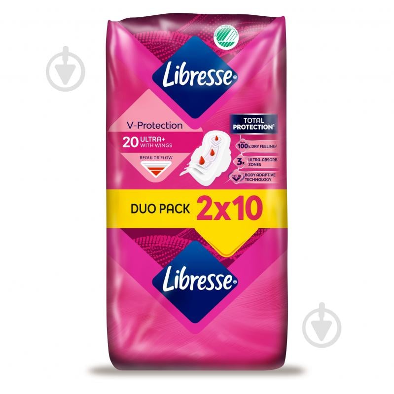 Прокладки гигиенические Libresse Ultra с крылышками 20 шт. - фото 3