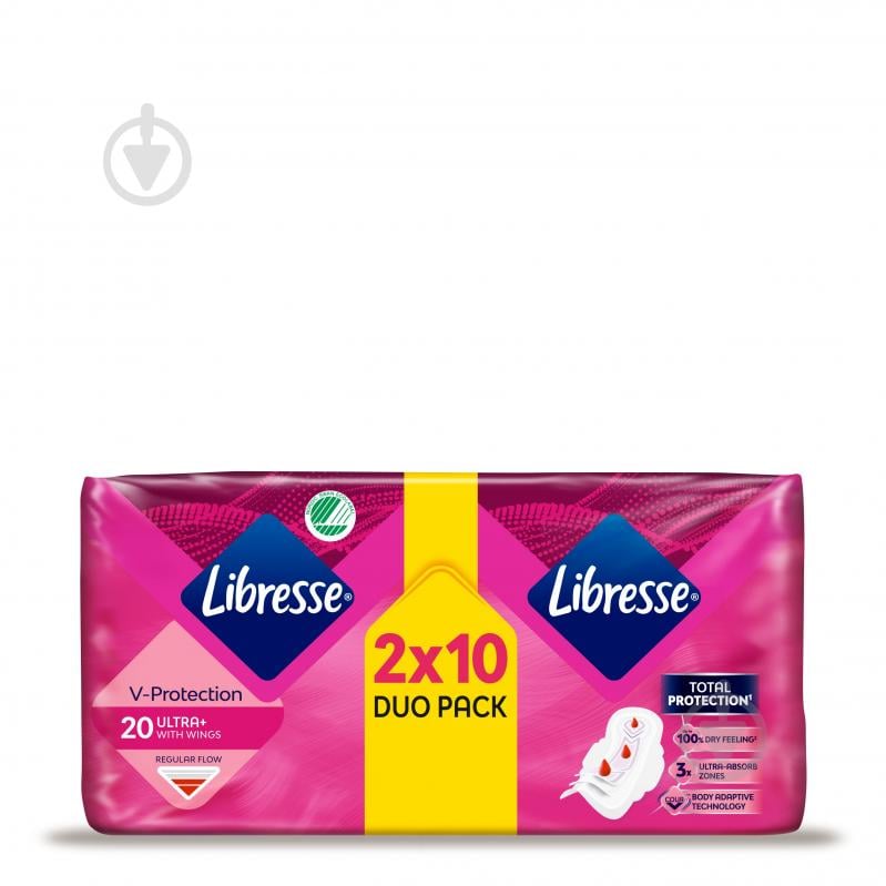 Прокладки гигиенические Libresse Ultra с крылышками 20 шт. - фото 2