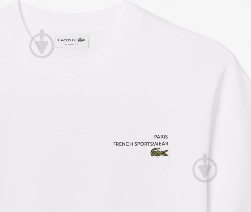 Футболка Lacoste TH9880-001 р.р.4 белый - фото 4