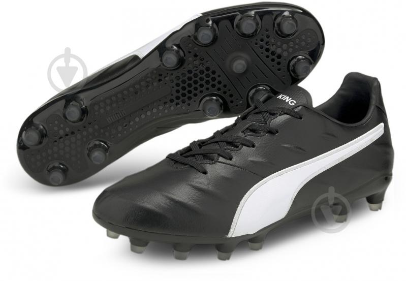 Бутсы Puma KING Pro 21 FG 10654901 р.44 черный - фото 4