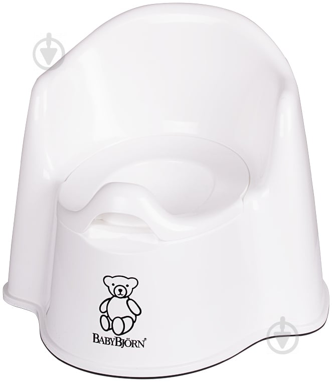 Горщик Babybjorn Potty Chair білий 055121 - фото 1