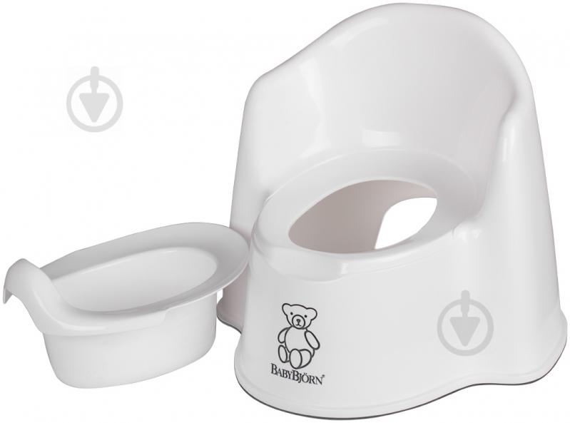 Горщик Babybjorn Potty Chair білий 055121 - фото 3