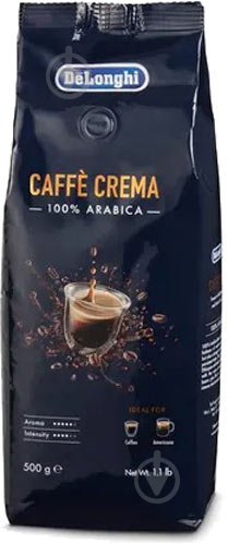 Кава в зернах Delonghi Crema 100% Arabica 500 г - фото 1