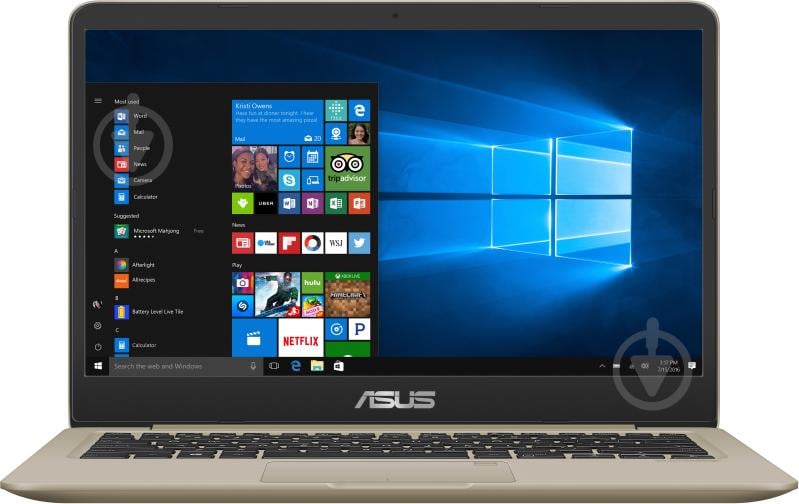 Ноутбук Asus VivoBook S14 S410UQ-EB056T 14" (90NB0GE1-M00870) grey - фото 1