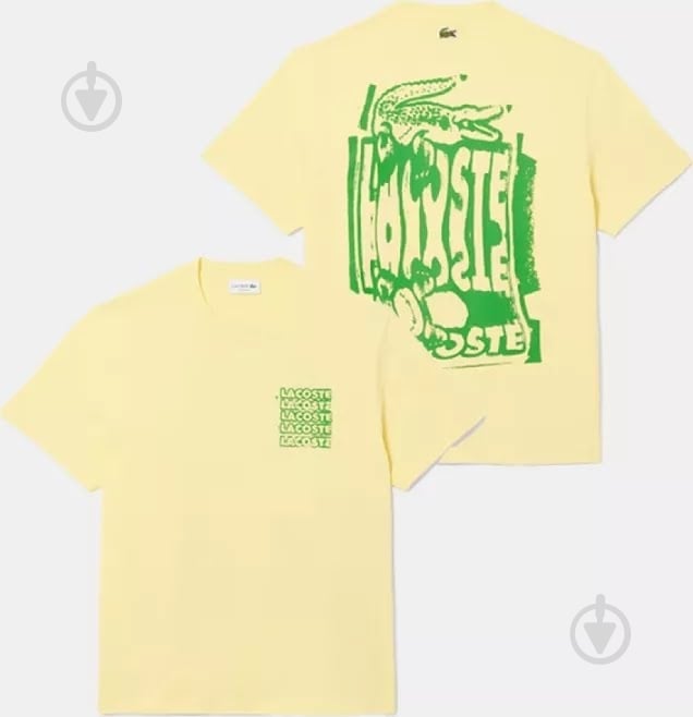 Футболка Lacoste TH0288-GZI р.р.5 жовтий - фото 3