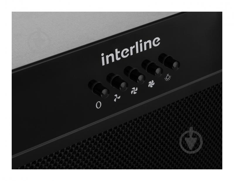 Витяжка Interline LINE S BL A/60 GL/PB - фото 6