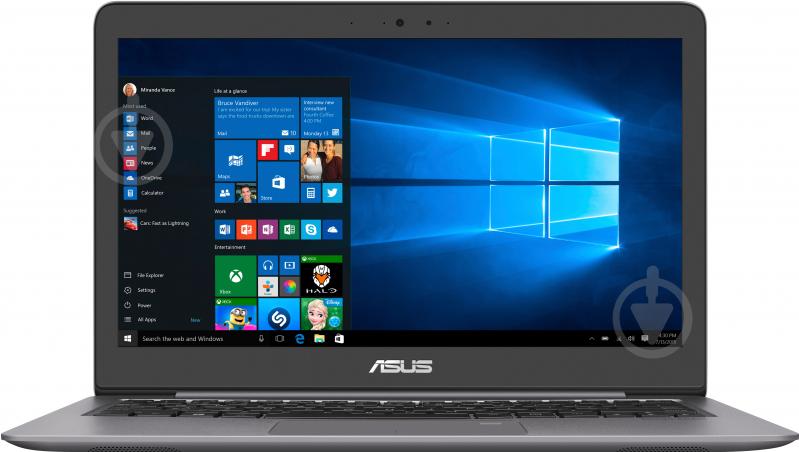 Ноутбук Asus ZenBook UX310UA-FC962T 13,3" (90NB0CJ1-M15810) grey - фото 1